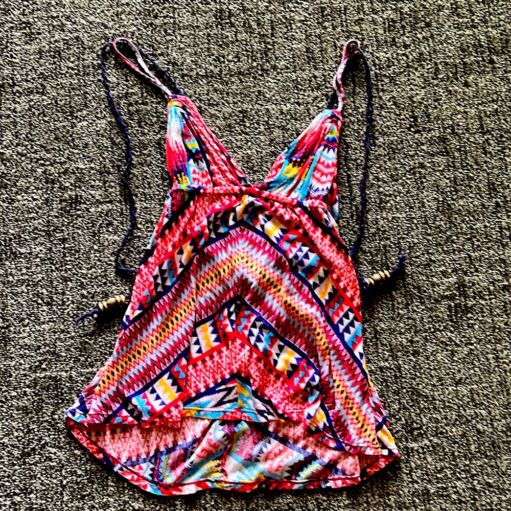 Free People babydoll halter top